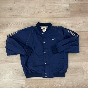 Vintage 90’s Nike Men's Blue Jacket